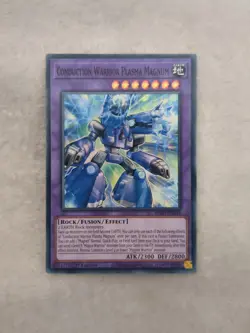Conduction Warrior Plasma Magnum BPRO-EN034 Super Rare 1st Ed YuGiOh Card - Image 1