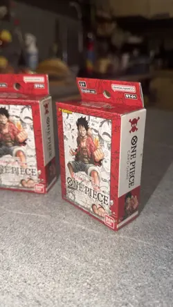 2 One Piece Super Pre Release Starter Deck Straw Hat Crew Luffy 1 opem 1 sealed - Image 3