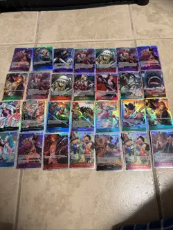 One Piece Tcg SR Lot Of 28 Mixed Set (English) NM - Image 1