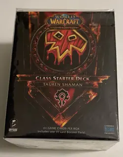 WOW WORLD OF WARCRAFT Class Starter Deck - Tauren Shaman NEW SEALED ENG - Image 1