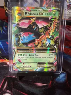 Pokemon M Venusaur EX 2/108 XY Evolutions Ultra Rare Holo Card 2016 NM Condition - Image 1