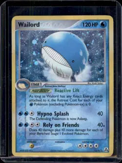 Wailord 14/92 ex Legend Maker Holo Pokemon Card TCG | HP Condition - Image 1