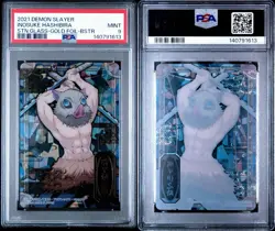 2021 CARDDASS DEMON SLAYER: STAINED GLASS CARDS | GOLD FOIL INOSUKE HASHIBIRA - Image 1