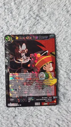 Son Gohan Hostile Saiyan Encounter BT19-147 SGR Dragon Ball Super Card DBS - Image 1