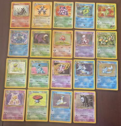 Houndour, Gyarados, King..19 Cards LOT Pokemon Card Holo Vintage 90's Nintendo 3 - Image 1