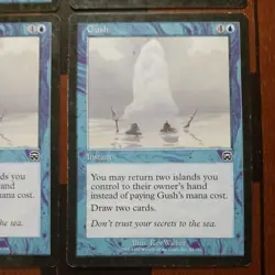 Mtg x4 Gush X 4 MP/LP Playset Mercadian Masques Magic Cards Common - Image 3