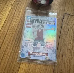 ONE PIECE CARD MONKEY.D.LUFFY ST JOHNS COLLEGE BASKETBALL SGA 2/9/2026 - Image 1