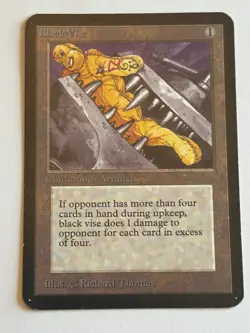 MTG Rare Beta Black Vise - Image 1