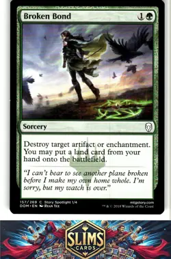 Magic the Gathering MTG Dominaria Broken Bond #157 Buy 2 Get 1 - Image 1