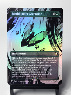 MTG - Avatar: The Last Airbender - Earthbender Ascension - Borderless FOIL - Image 1