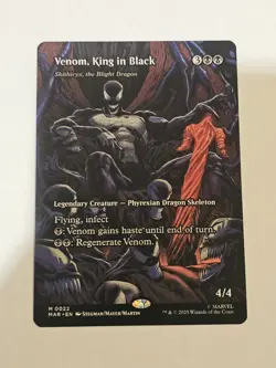 mtg spiderman venom king in black - Image 1