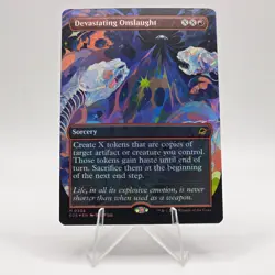 Devastating Onslaught foil - EOE #308 Mythic - NM Edge of Eternities - Image 1