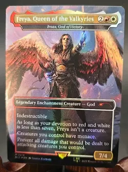 Freya, Queen of the Valkyries: Iroas, God of Victory Secret Lair:God Of War Foil - Image 1