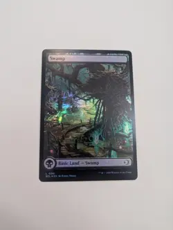 MTG - Swamp 0281 (Foil) - Lorwyn Eclipsed NM/M Condition - Image 1