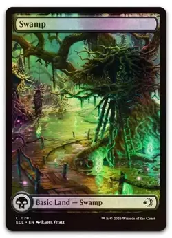 Swamp (0281) Lorwyn Eclipsed Foil NM 281 - Image 1