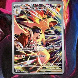 Pokemon TCG Ethan's Typhlosion Destined Rivals Illustration 190/182 - Image 1