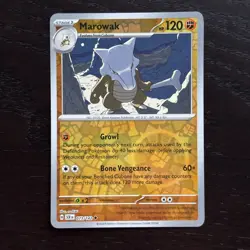 Marowak 073/142 Pokemon Stellar Crown SV07 Reverse Holo Uncommon NM - Image 1