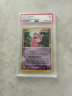 2006 Pokemon Mew - 040 (Challenge Set) 040 Nintendo Holo Black Star Promo PSA 7 - Image 1