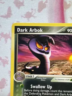 Pokemon TCG Dark Arbok 29/109 Non Holo Team Roclet Returns - Image 2