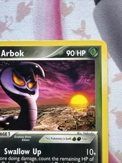 Pokemon TCG Dark Arbok 29/109 Non Holo Team Roclet Returns - Image 3