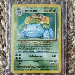 Pokemon TCG Venusaur 15/102 Base Set 1999 English - Vintage - Image 1