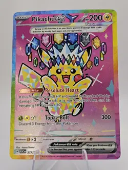 Pokemon Pikachu EX SIR 277/217 Ascended Heroes English - Pack Fresh - NM - Image 1
