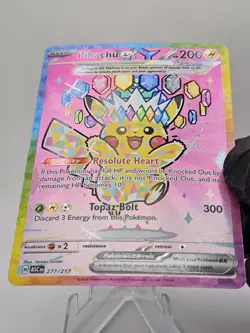Pokemon Pikachu EX SIR 277/217 Ascended Heroes English - Pack Fresh - NM - Image 2