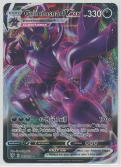 Grimmsnarl VMAX 2020 Pokemon SWSH Darkness Ablaze Ultra Rare #115/189 - Image 1
