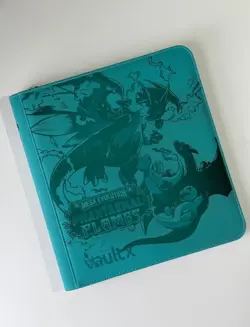 Pokemon Phantasmal Flames VaultX 12Pocket Binder 480 slots - Teal - Image 1