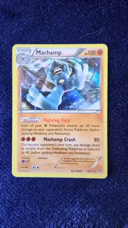 Pokemon TCG Machamp 46/111 XY Furious Fists Holo - Image 1