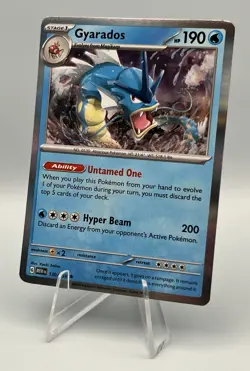 Pokemon TCG Gyarados 130/165 - Scarlet & Violet 151 - Holo NM - Image 1