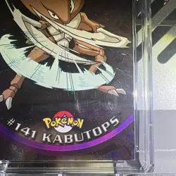 🔥2000 Topps Pokemon TV Animation Series 3 Kabutops FOIL #141 Cgc 9 - Image 5