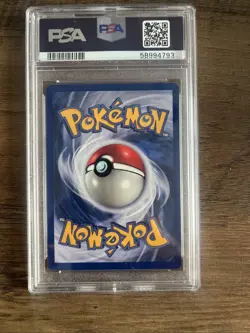 1999 POKEMON FOSSIL 1ST ED #19 DRAGONITE PSA 10 - Image 2