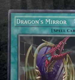Yugioh Dragon’s Mirror DR04-EN040 Super Rare LP Unlimited edition. - Image 3