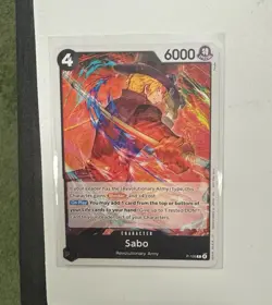 X 4 Cards | Sabo P-105 Promo | One Piece Card Game | English | NM | New - Image 1