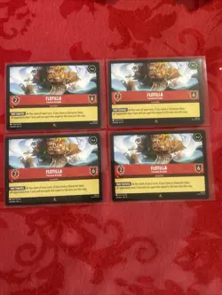 4xDisney Lorcana Azurite Sea - Flotilla - Coconut Armada | 135/204 | Rare x4 - Image 1