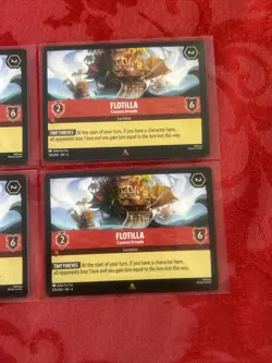 4xDisney Lorcana Azurite Sea - Flotilla - Coconut Armada | 135/204 | Rare x4 - Image 2