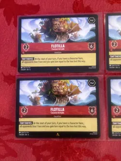 4xDisney Lorcana Azurite Sea - Flotilla - Coconut Armada | 135/204 | Rare x4 - Image 3