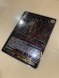 Weiss Schwarz OVERLORD The Sacred Kingdom OVL/SE51-50EX SEC Ainz Signed US - Image 3