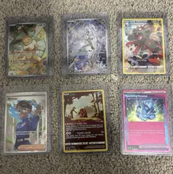 Pokemon 6 Holo Full Art Cards Lot Eevee Reshiram Arcanine Amarys Jynx English - Image 1
