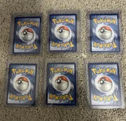 Pokemon 6 Holo Full Art Cards Lot Eevee Reshiram Arcanine Amarys Jynx English - Image 2