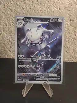 Steelix 150/132 Mega Evolution Illustration Rare Pokemon TCG Card NM - Image 1