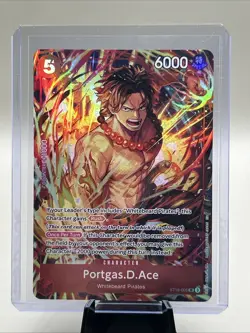 Portgas.D.Ace ST15-005 SR Illustration Box Vol.5 One Piece Card Game English - Image 1
