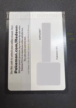 Double Error Miscut & crimped Code Card! Pokemon Tcg Unused Double Error Card! - Image 1