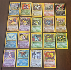 Gyarados, Kabutops, Flare.19 Cards LOT Pokemon Card Holo Vintage 90's Nintendo 4 - Image 1