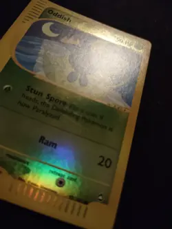 Oddish 97/147 Reverse Holo Pokemon Trading Card Game eCard Aquapolis LP TCG - Image 2