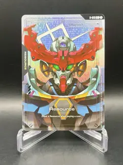 Resource (GQuuuuuuX) R-015 C+ Dual Impact Textured Foil Gundam Card Game NM/M - Image 1