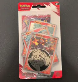 Pokemon TCG: Destined Rivals Blister Pack and Promo Coin Cards Collectors SEALED - Image 1