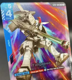Tallgeese ST02-006 LR Wings of Advance Textured Foil Gundam Card Game NM/M - Image 3