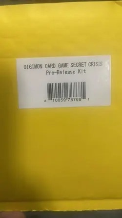 Digimon Card Game Secret Crisis Pre-Release Kit Factory Sealed New!! - Image 1